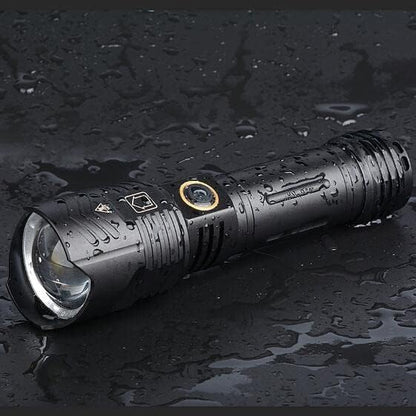 Rechargeable Flashlights High Lumens,180000 Lumens Handheld flashlights 5 Modes Zoomable Tactical Flashlight Function Waterproof Flashlights for Hiking Camping Emergency