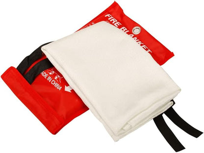 Fire Blanket for Home and kitchen, Fiberglass Emergency Fire Blanket Fire Suppression Blanket, Flame Retardant Fire Safety Blanket for Kitchen Home House Car Office Warehouse, 4 Pack (39.3" x 39.3")