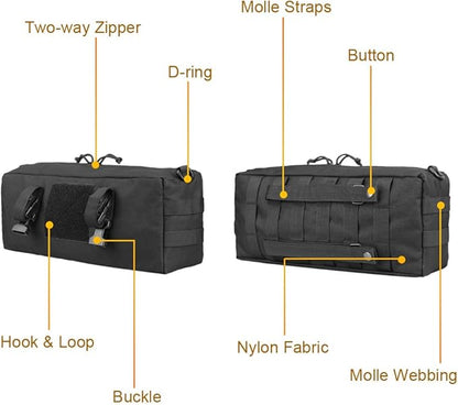 AMYIPO Tactical Pouch Multi-Purpose Large Capacity Increment Pouch Short Trips Bag