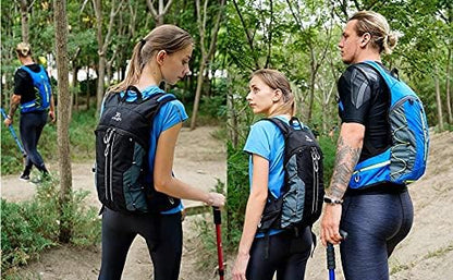 Croogo Hydration Backpack with 2L Water Bladder Mountain Bike Rucksack Waterproof Hydration Pack Backpack for Cycling Running
