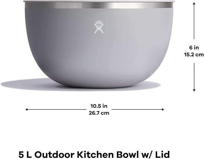Hydro Flask Outdoor Kitchen Bowl - Stainless Steel Dinnerware Reusable Camping Gear Mess Kit - Dishwasher Safe, BPA-Free, Non-Toxic