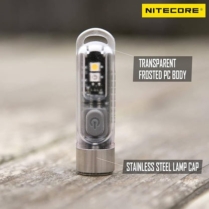Nitecore Tiki 300 Lumen Keychain Flashlight USB-C Rechargeable EDC Tag
