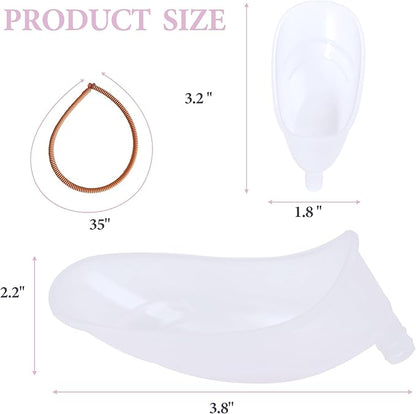 Female Urination Device,Portable Urinal Allows Women to Pee Standing Up,Female Pee Funnel with Retractable Hose, Reusable Women Pee Funnel for Camping,Hiking,Outdoor Activities,Travel(set of 4)