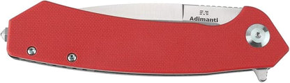 Firebird GANZO Adimanti Skimen Pocket Folding Knife G10 Handle with Clip and Glass Breaker D2 Steel Blade Hunting Fishing Camping Outdoor EDC Knife (Red)