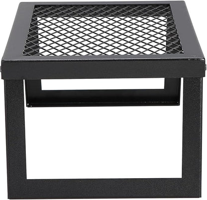 VEVOR Folding Campfire Grill, Heavy Duty Steel Mesh Grate, 18" Portable Camping Grates Over Fire Pit, Camp Fire Cooking Equipment with Legs Carrying Bag, Grilling Rack for Outdoor Open Flame Cooking