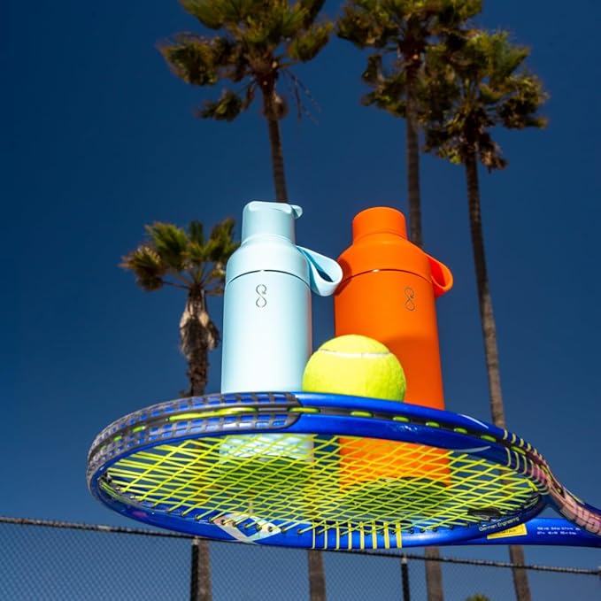 Ocean Bottle - Recycled Stainless Steel Go Water Bottle - Eco-Friendly & Reusable Bottle - Sky Blue - 17 oz
