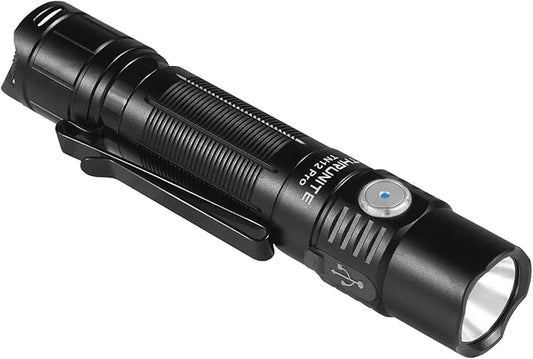 ThruNite TN12 Pro Upgrade Rechargeable Flashlights USB C, High 1900 Lumens Bright LED Flashlight, 6 Modes, Long 415 Yards Throw, for camping, Outdoor, Searching, Hiking, Emergency (CW)