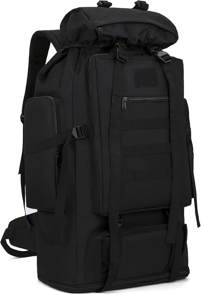 100L Hiking Camping Backpack Tactical Backpack for Men and Women Large Survival Hunting Waterproof Backpack Molle Rucksack Military Camping Backpacking Daypack