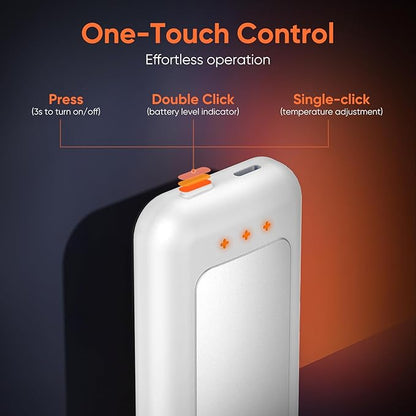 Hand Warmers Rechargeable, 2 Pack 6400mAh Electric Hand Warmer, 16 Hours Lasting, Great for Outdoors, Camping, Gifts for Men Women