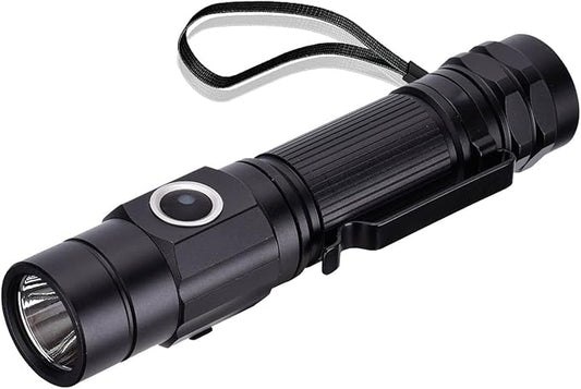 M11 1300 lumens USB-Type C Rechargeable LED Outdoor Long Beam Flashlight. IPX8 Waterproof. 5 Models for EDC,Hiking Emergency and Outdoor Use - Camping Accessories