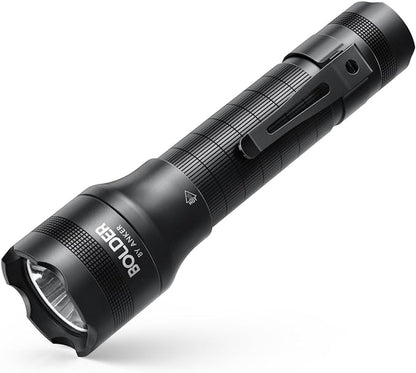 Anker [Rechargeable Bolder LC40 Flashlight, LED Torch, Super Bright 400 Lumens CREE LED, IP65 Water Resistant, 5 Modes High/Medium/Low/Strobe/SOS, Indoor/Outdoor (Camping/Hiking/Emergency Use)