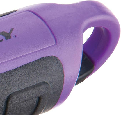 Dorcy 55 Lumen Floating Water Resistant LED Flashlight with Carabineer Clip, Purple (41-2508)