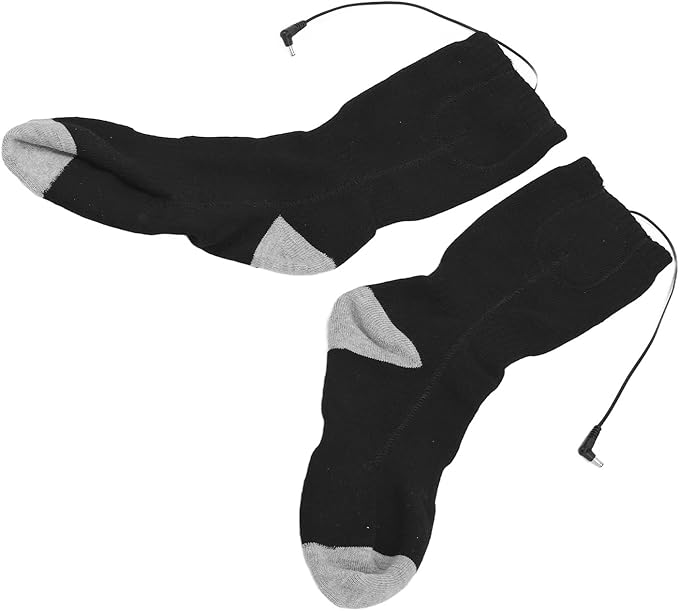 Heated Socks Electric Heated Socks Foot Bottom Heated Thermal Socks Winter Heating Socks for Men Women Outdoor Riding Camping Hiking Motorcycle Skiing Warm Winter Socks