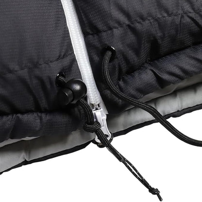 Thermotuff Wearable Sleeping Bag with Dual Hoodie, Long Sleeves, Pockets & Adjustable Drawstring - Ideal for Camping, Cold Weather Hiking, and Stadium Sak Blanket