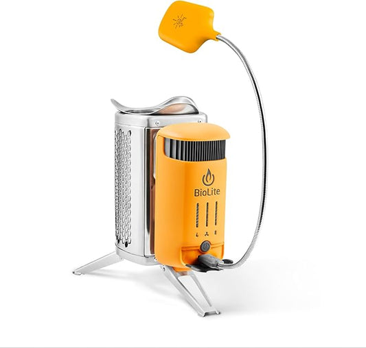 BioLite CampStove 2+ Wood Burning, Electricity Generating & USB Charging Camp Stove