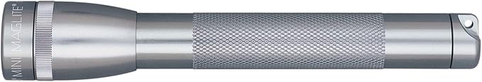 Maglite Mini Incandescent 2-Cell AA Flashlight, Gray