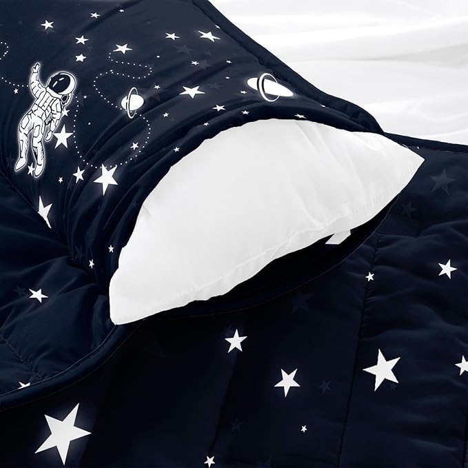 Space Nap Mat - Space Ship Galaxy Sleeping Bag with Removable Pillow - Daycare and Sleepovers Preschool Kindergarten Bedding Set for Kids Toddler Boys Girls