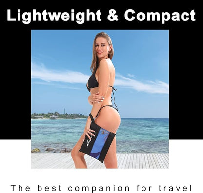 2 Packs Luxury Oversized Microfiber Beach Towel 36x72 Inch, Quick Dry Sandrpoof Compact Absorbent, Adult Men Extra Large Pool Swim Blanket Bulk Set Lounge Chair Cover Clearance Xl Big Long Wide Towels