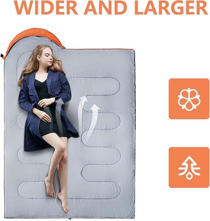 Sleeping Bags for Adults,Kids & Girls-Warm & Cold Weather Lightweight Waterproof Sleeping Bag Backpack with Compact Bag,Great for 3-4 Seasons Hiking,Camping and Outdoor Mountaineering