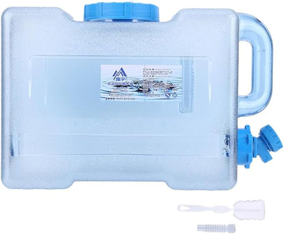 Water Storage Containers, Camping Water Container, Portable Water Tank with Faucet Camping Bucket with Tap Water Jug with Spigot BPA Free Emergency Water Storage for Outdoor Camping Hiking
