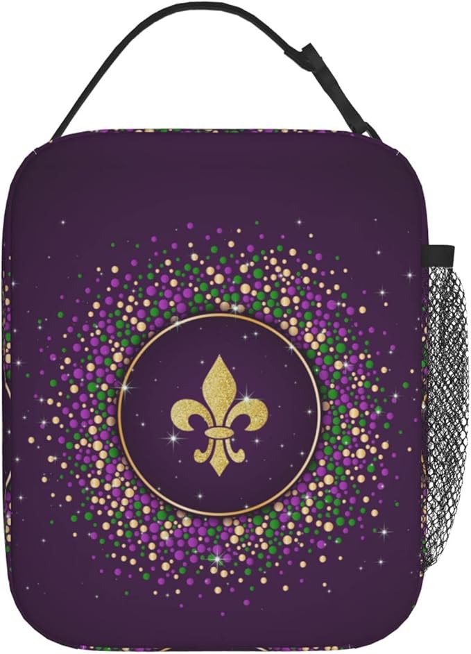 Carnival Lunch Box Reusable Insulated Lunch Bag Thermal Cooler Tote For Boys Girls Teen School Men Women Picnic Travel Hiking