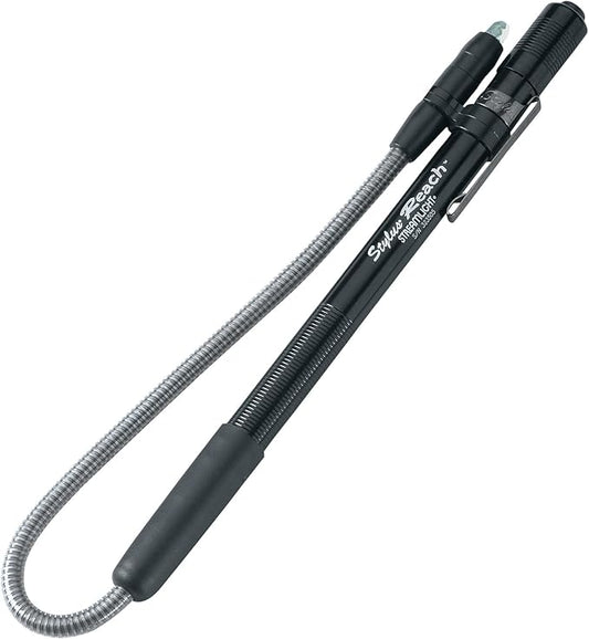 Streamlight 65618 Stylus 11-Lumen Reach Pen Light 11 with Flexible 7-Inch Extension Cable, Black