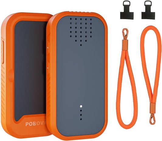 Mesh Communicator Walkie Talkie, Group to Communicate Hands-Free While Hiking, Biking or Camping, 2000FT, One-Click Match, Expandable Range Network, Personal Speaker (Pack of 2)