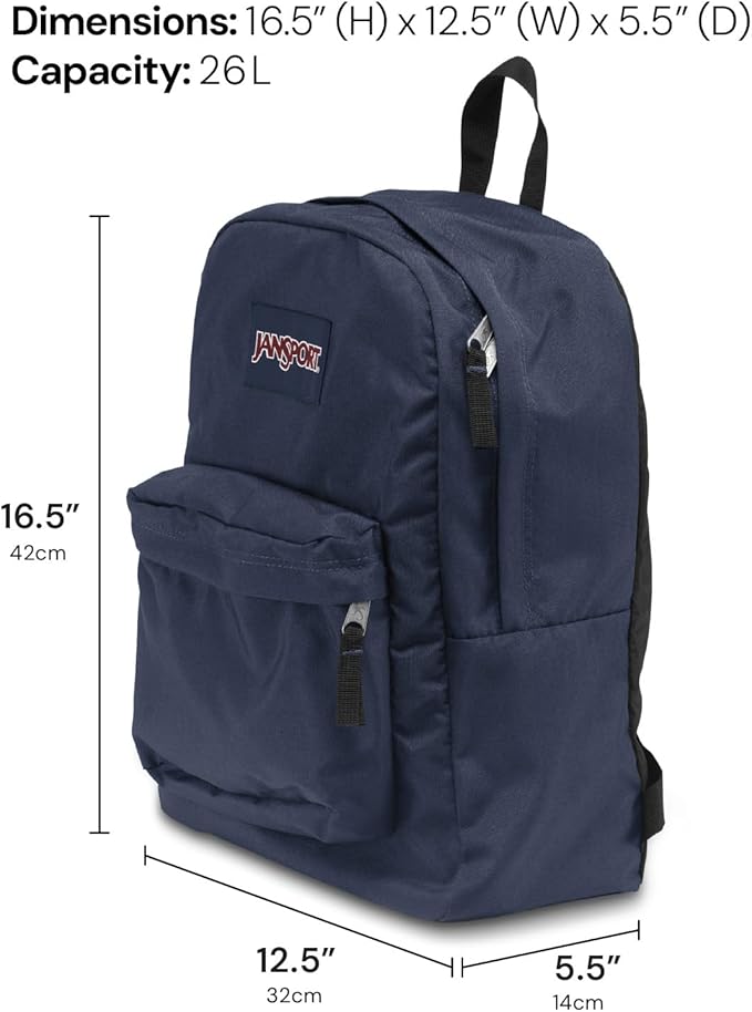 JanSport SuperBreak One Backpack - Durable, Lightweight Bag with 1 Main Compartment, Front Utility Pocket with Built-in Organizer, Premium Backpack, Camo Illusion