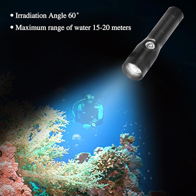 Aluminum Flashlight，Bright, Waterproof, Powerfuly, Excellent Choice for Emergency LED Flashlights for Home, Flashlight for Camping Gear、Hiking (MK-12)