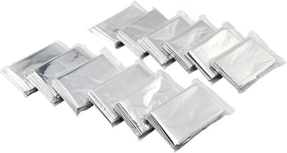 Emergency Mylar Blankets - 84" X 52"(4 Pack)