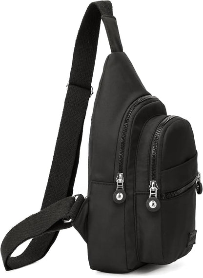 Small Sling Backpack Crossbody Sling Bag, Chest Bag Daypack Fanny Pack Cross Body Bag for Outdoors Hiking Traveling