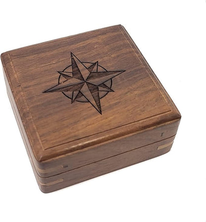 Engraved Compass for Son, Grandson | Personalized Baptism Gifts for Boys | Graduation Gift for Him