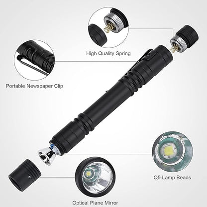 Portable Mini Pocket Sized LED Pen Light Penlight Flash Light Ultra Bright LED Flashlight for Party Favors,LED Mini Flashlight, Night Reading, Camping, Power Outage
