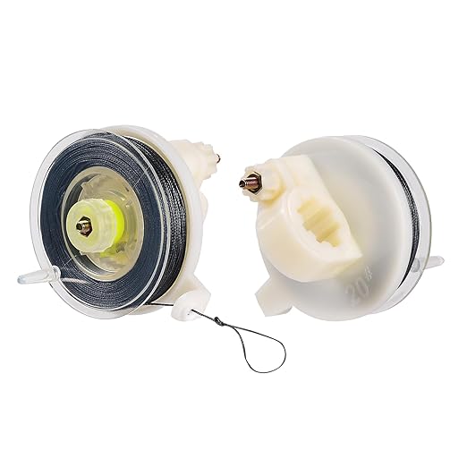 2 Pcs Kevlar Trip Wire on Reusable Reel (85ft),Trip Wire for Perimeter Trip Alarm 12 Gauge and Trip Wire Alarm Device,Kevlar Line for Camping Perimeter Alarm and Early Warning Security Trip Alarm