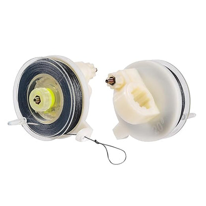 2 Pcs Kevlar Trip Wire on Reusable Reel (85ft),Trip Wire for Perimeter Trip Alarm 12 Gauge and Trip Wire Alarm Device,Kevlar Line for Camping Perimeter Alarm and Early Warning Security Trip Alarm