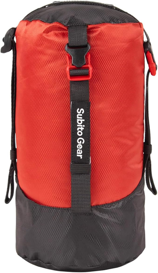 Ultra-Light Compression Stuff Sack, 70D Nylon Sleeping Bag Stuff Sack 1L/5L/7L/17L/25L Compression Bag Space Saving Gear for Camping Hiking Backpacking