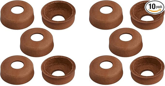 10Pcs Leather Pump Cups Compatible with Coleman lanterns and stoves (Fits for 220 200 242 425 413 236 237)(Replacement part 216-5091)-Leather Pump Cups diameter is approximately 7/8"