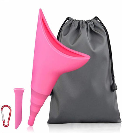 Female Urination Device, Female Urinal, Portable Women Pee Funnel, Reusable Silicone Funnel Urine Cups for Camping,Outdoor,Travel