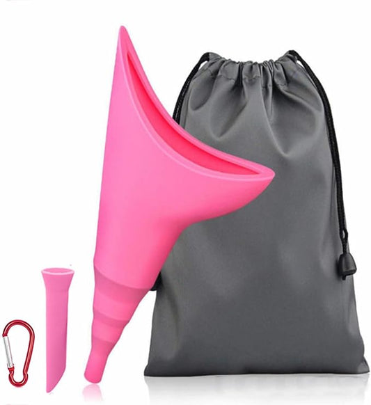 Female Urination Device, Female Urinal, Portable Women Pee Funnel, Reusable Silicone Funnel Urine Cups for Camping,Outdoor,Travel