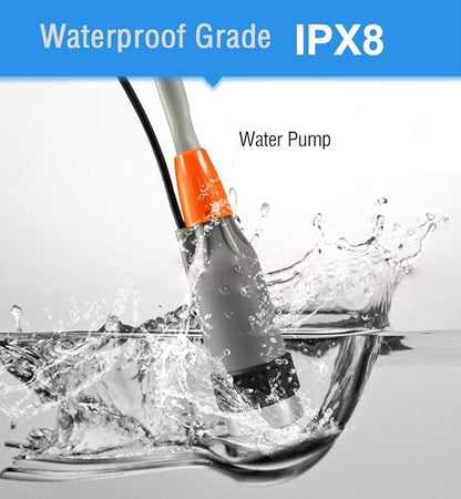 Portable Camping Shower - Portable Water Sprayer - Two Rechargeable Batteries 2200 mAh - Water Pump for Camping, Hiking, Outdoor Travel, Camping Shower Two Batteries