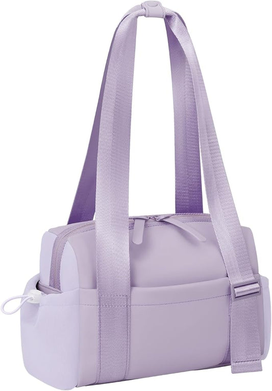 Mini Gym Bag for Women Girls Small Gym Tote Bag with Wet Compartment Waterproof Travel Duffle Bag Cute Workout Sport Bag