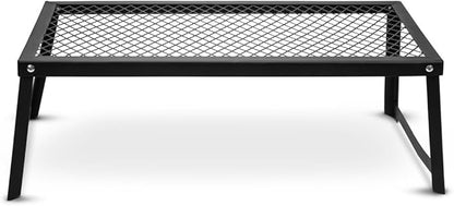 Grizzly Peak Heavy Duty Steel Mesh Over Fire Camping Grill Gate