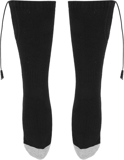 Heated Socks Electric Heated Socks Foot Bottom Heated Thermal Socks Winter Heating Socks for Men Women Outdoor Riding Camping Hiking Motorcycle Skiing Warm Winter Socks