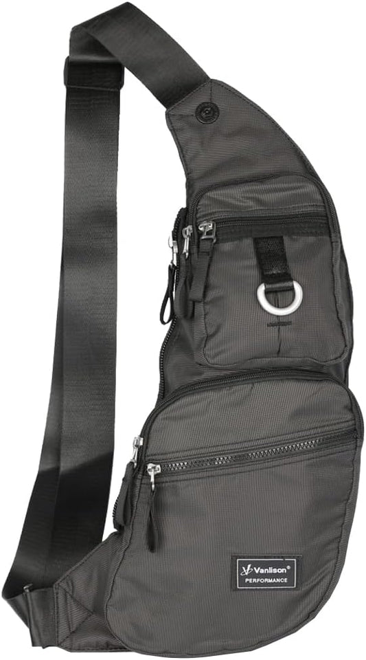 Nylon Sling Chest Bag Daypack Bicycle Travel Gym Backpack