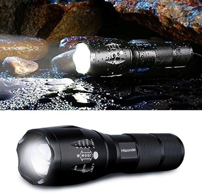 Military Grade 5 Mode High Lumens Tactical Led Waterproof Flashlight (4-Pack)