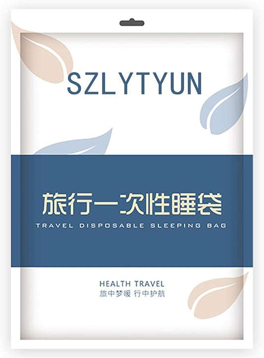 SZLYTYUN Disposable Sleeping BagPortable Sleeping Bag for Traveling and CampingIndividually Wrapped Sleeping Bag, Suitable for Single use