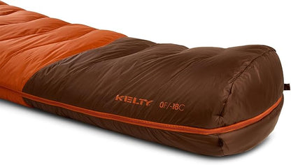 Kelty Supernova Down Sleeping Bag, Compact + Lightweight, Roomy Shape for All Body Types and Sleep Positions, Recycled Shell Fabrics