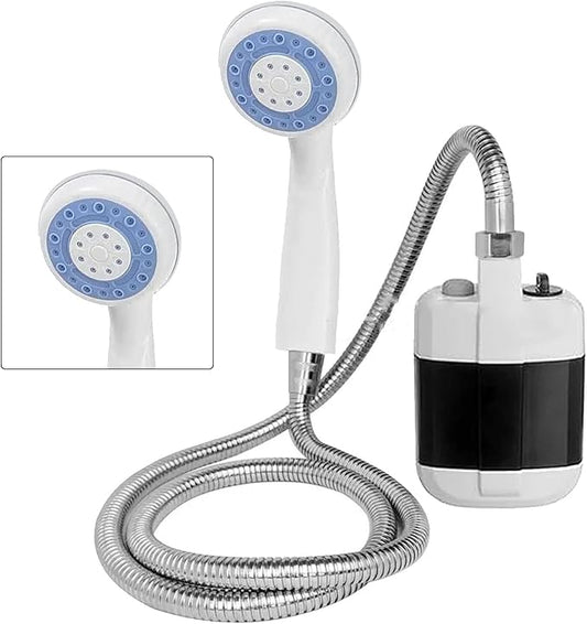 Portable Outdoor Shower, Electric Water Saving Shower, Battery Powered Shower Pump for Hiking Backpacking Camping Travel Beach Pets Watering Flowers