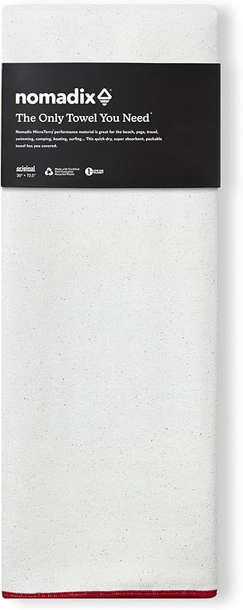 Nomadix Original Towel - Perfect for Beach, Pool, Travel, Camping, Yoga - Made with Recycled Materials - Super Absorbent - Sand Resistant - 72.5x30