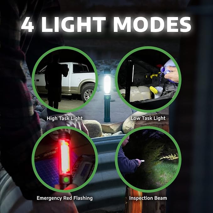 LitezAll Pen Flashlight | Compact and Portable Tactical Pen Light | Battery Powered Pen Light Flashlight, Up to 400 Lumen Wide Angle COB LED Task Light, 3 AA Batteries Included